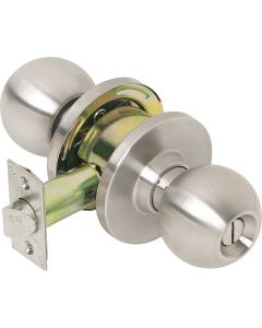 Tell Stainless Steel Bed & Bath Door Knob