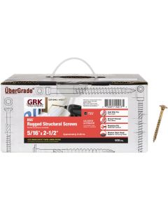 GRK RSS Rugged 5/16 In. x 2-1/2 In. Star Drive Washer Head Structure Screws (600 Ct.)