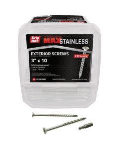 Grip-Rite Max 3 In. T17 ST25 305 Stainless Steel Deck Screw (5 Lb.)