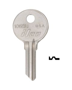 ILCO 1069B National Cabinet Lock Key Blank (10-Pack)