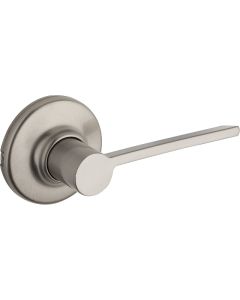 Kwikset Ladera Hall/Closet Lever, Satin Nickel