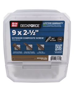 Grip-Rite DeckForce 2-1/2 In. Composite Acacia Deck Screw (5 Lb.)