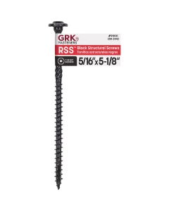 GRK RSS 5/16 In. x 5-1/8 In. Black Star Drive Washer Head Structure Screw