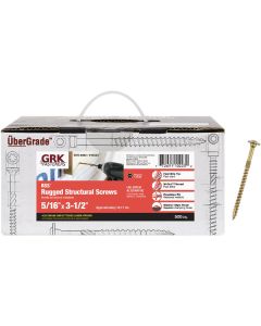 GRK RSS Rugged 5/16 In. x 3-1/2 In. Star Drive Washer Head Structure Screws (500 Ct.)