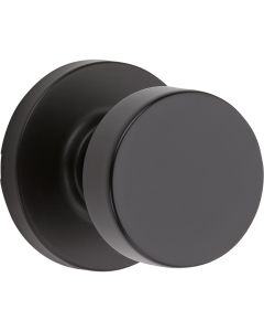 Kwikset Pismo Contemporary Matte Black Passage Knob