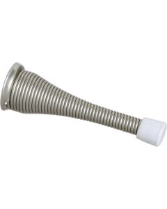 National Satin Nickel Spring Door Stop