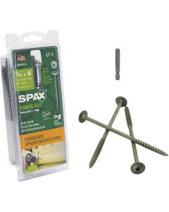 Spax PowerLags 5/16 In. x 6 In. Washer Head Exterior Structure Screw (12 Ct.)