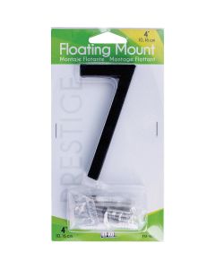 Hy-Ko 4 In. Black Floating Mount Number 7