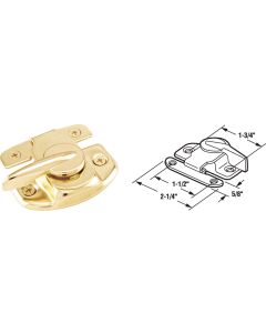 Defender Security Double Hung Brass Sash Lock