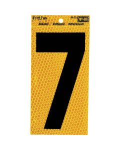 Hy-Ko 5 In. Yellow Reflective Number 7