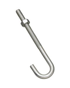 National 5/16 In. x 5 In. Zinc J Bolt