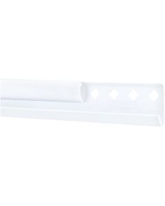 FreedomRail 42 In. White Horizontal Hanging Rail with Cover