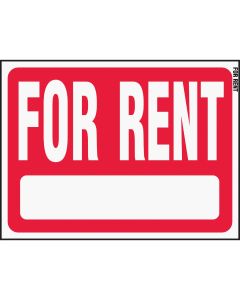 Hy-Ko Plastic Sign, For Rent