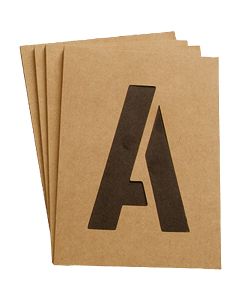 Hy-Ko 2 In. Letter, Number & Symbol Stencil Set