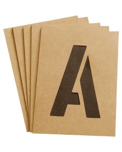 Hy-Ko 4 In. Letter, Number & Symbol Stencil Set