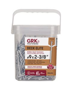 GRK Deck Elite #9 x 2-3/8 In. Star Drive Bugle-Head Hidden Fastener Deck Screws (350 Ct.)