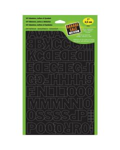 Hy-Ko 1 In. Black Vinyl Letters, Numbers & Symbols (181 Count)