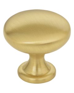 KasaWare 1-3/16 In. Diameter Brushed Gold Cabinet Knob (10-Pack)