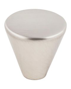 KasaWare 1 In. Diameter Satin Nickel Cone Knob (10-Pack)