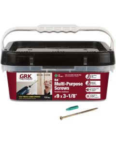 GRK R4 #9 x 3-1/8 In. Star Drive Multi-Purpose Wood Screws (720 Ct.)