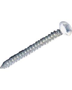 United States Hardware Oval Steel Rosette Button Specialty Screw (100 Ct.)