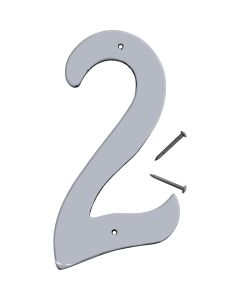 Hy-Ko 4 In. Satin Nickel Number 2