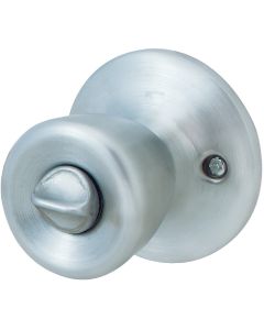 Steel Pro Satin Chrome Bed & Bath Door Knob