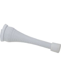 National White Broad Spring Door Stop