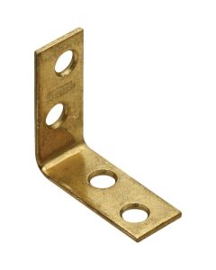 1-1/2x1-5/8" Corner Brace Brass