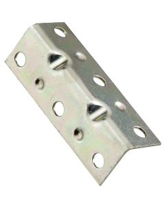2-1/2"X3/4" Wide Corner Brace Zn