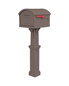 Gibraltar Grand Haven Mocha All In One Mailbox