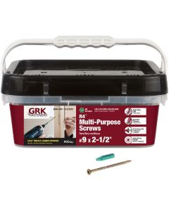 GRK R4 #9 x 2-1/2 In. Star Drive Multi-Purpose Wood Screws (900 Ct.)