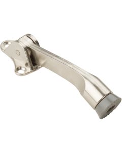 National Satin Nickel Kickdown Door Stop