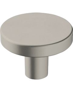 Amerock Versa 1.375 In. Dia. Round Satin Nickel Cabinet Knob