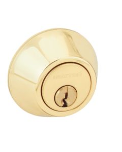 Dexter Bright Brass Single Cylinder Deadbolt