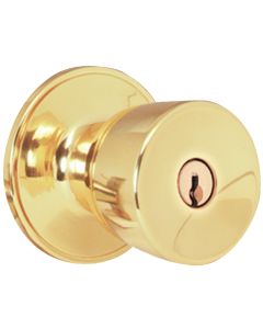 Dexter Bright Brass Entry Door Knob