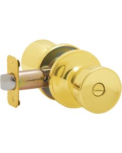 Dexter Bright Brass Bed & Bath Door Knob