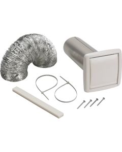 Broan-Nutone 3 In./4 In. Exhaust Fan Wall Vent Kit (8-Piece)