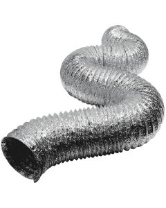 Lambro Lamaflex 4 In. x 25 Ft. Aluminum/Polyester Flexible Dryer Duct