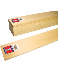 Midwest Products 1/4 In. x 3 In. x 2 Ft. Basswood Board