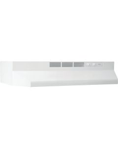 Broan-Nutone 41000 Series 24 In. Non-Ducted White Range Hood