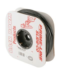 Prime-Line 0.250 In. Dia. x 250 Ft. L. Black Vinyl Screen Retainer Spline