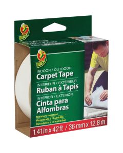 Duck 1.41 In. x 42 Ft. Indoor/Outdoor, Fiberglass Carpet Tape