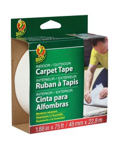 Duck 1.88 In. x 75 Ft. Indoor/Outdoor, Fiberglass Carpet Tape