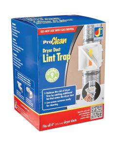 ProClean Plastic Dryer Duct Lint Trap