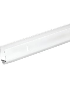 Frost King 1.5 In. W. x 1 In. H. x 36 In. L. White PVC Adjustable Door Bottom