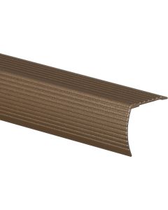 Frost King Satin Cocoa 1-1/8 In. W x 36 In. L Aluminum Stairnose