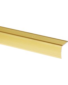 Do it Satin Gold 1-1/8 In. W x 36 In. L Aluminum Stairnose