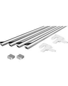 Prime-Line 3/4 In. x 5/16 In. x 3 Ft. White Screen Frame Kit