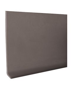 Roppe 2-1/2 In. x 4 Ft. Dark Gray Vinyl Dryback Wall Cove Base